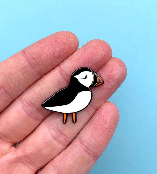 Puffin Enamel Pin by Tom Hardwick