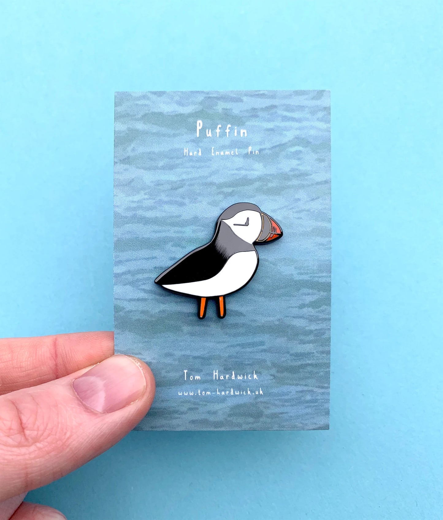 Puffin Enamel Pin by Tom Hardwick