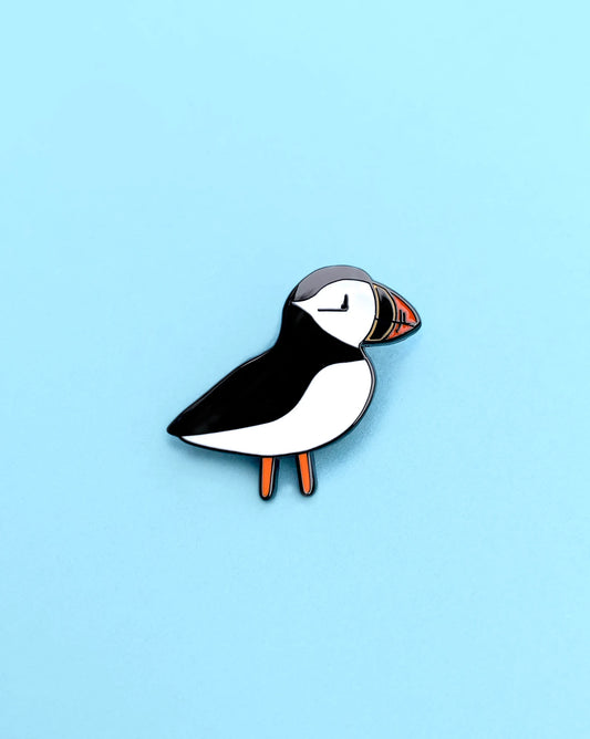 Puffin Enamel Pin by Tom Hardwick