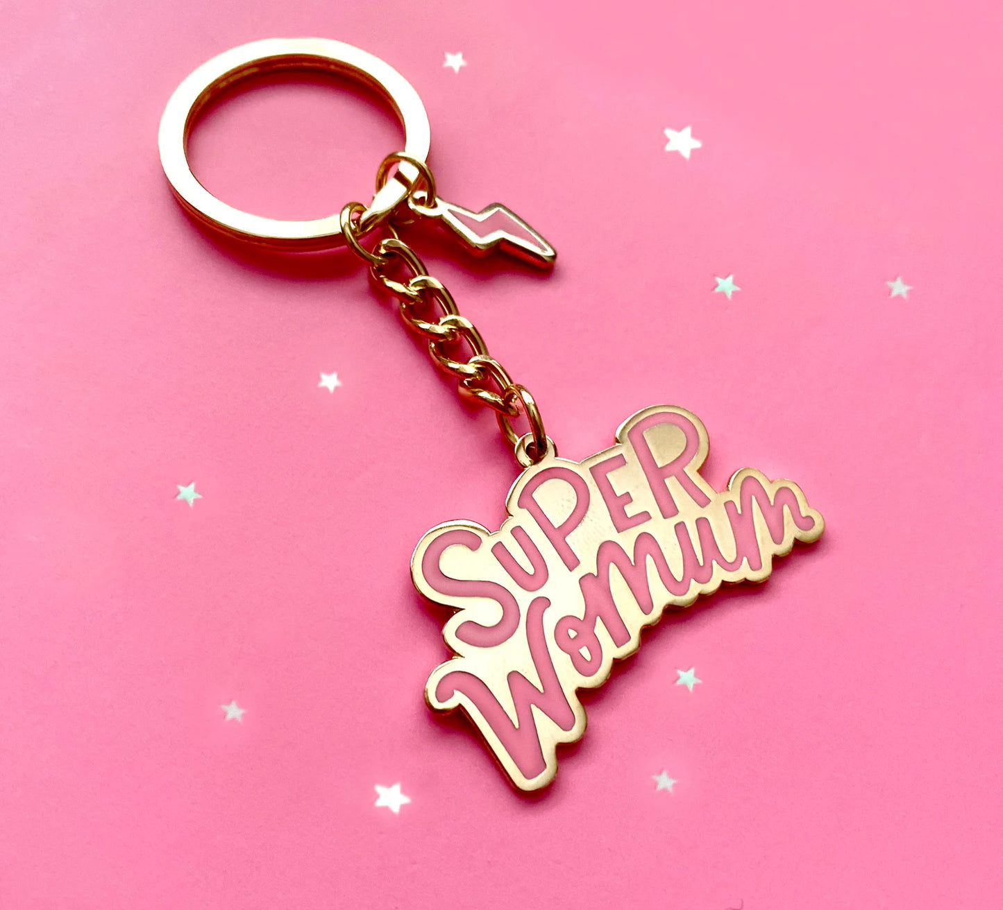 Super Womum Keychain by Dotty Black