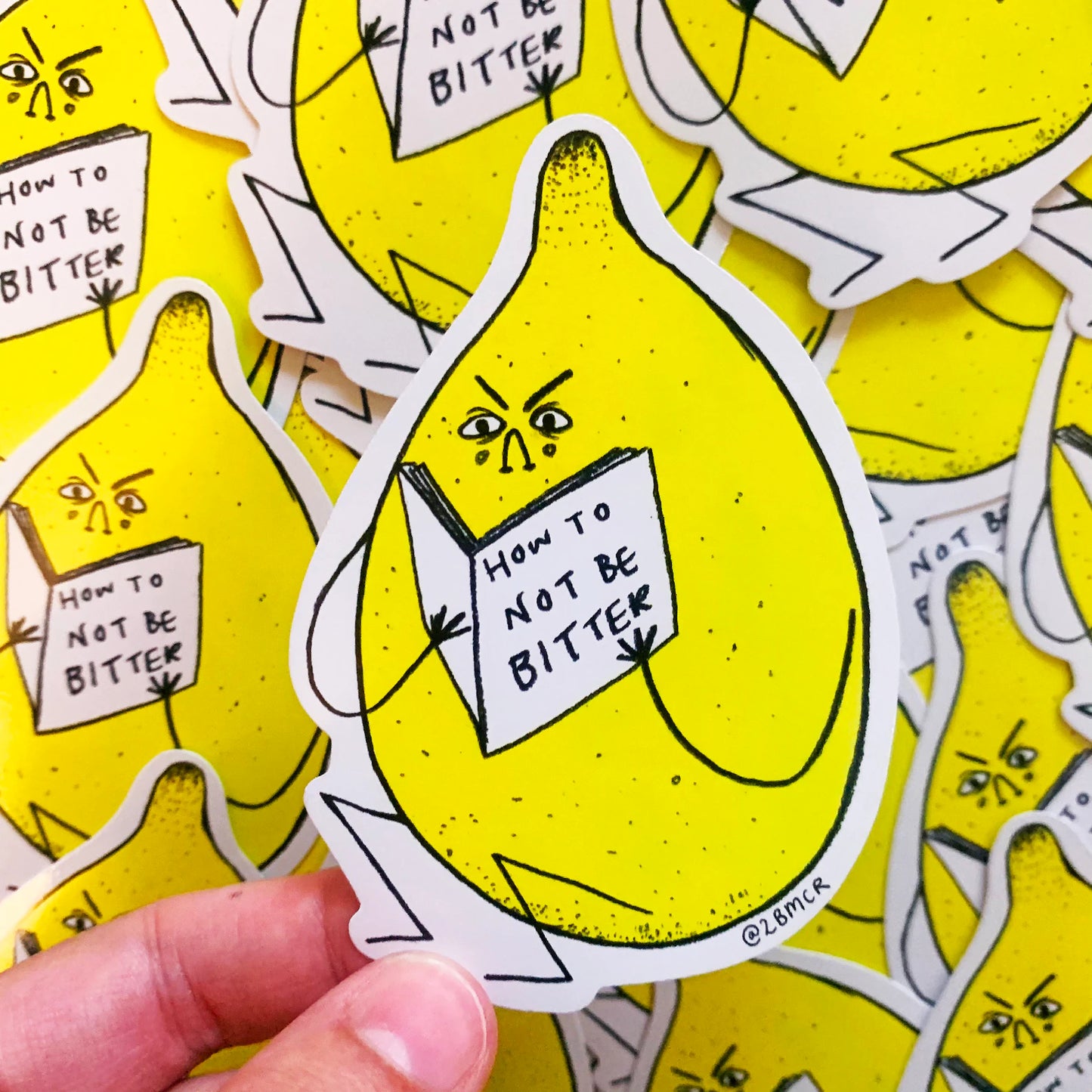 Bitter Lemon Vinyl Sticker by 2Bmcr