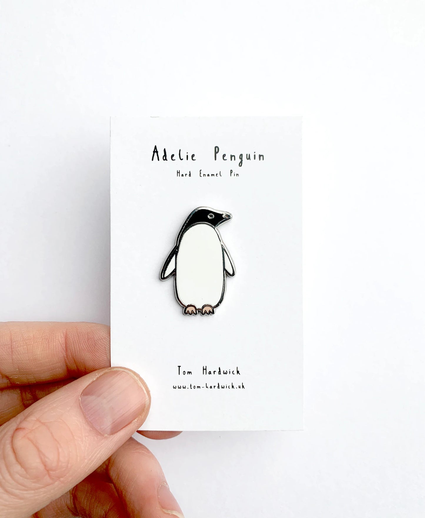 Adélie Penguin Enamel Pin by Tom Hardwick