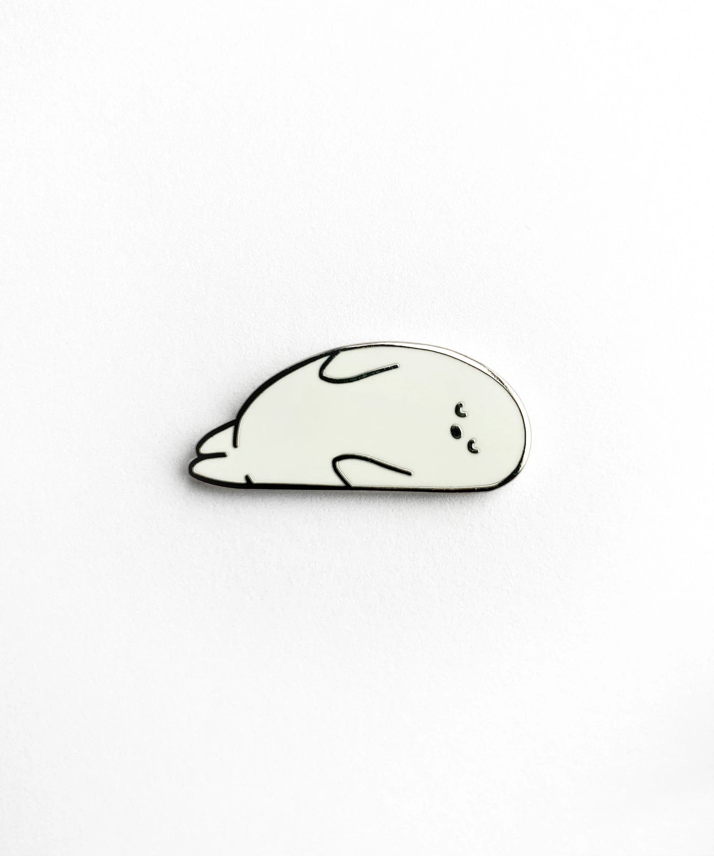 Harp Seal Enamel Pin by Tom Hardwick