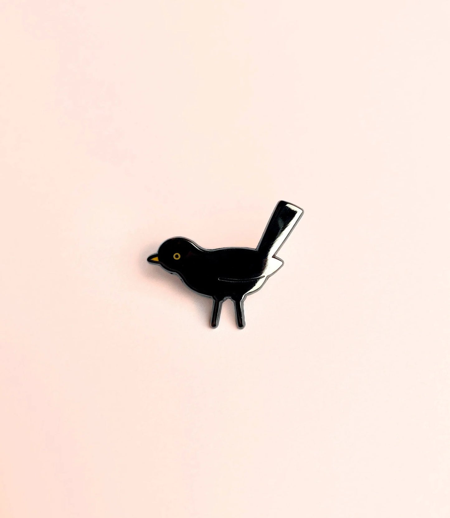 Blackbird Enamel Pin by Tom Hardwick