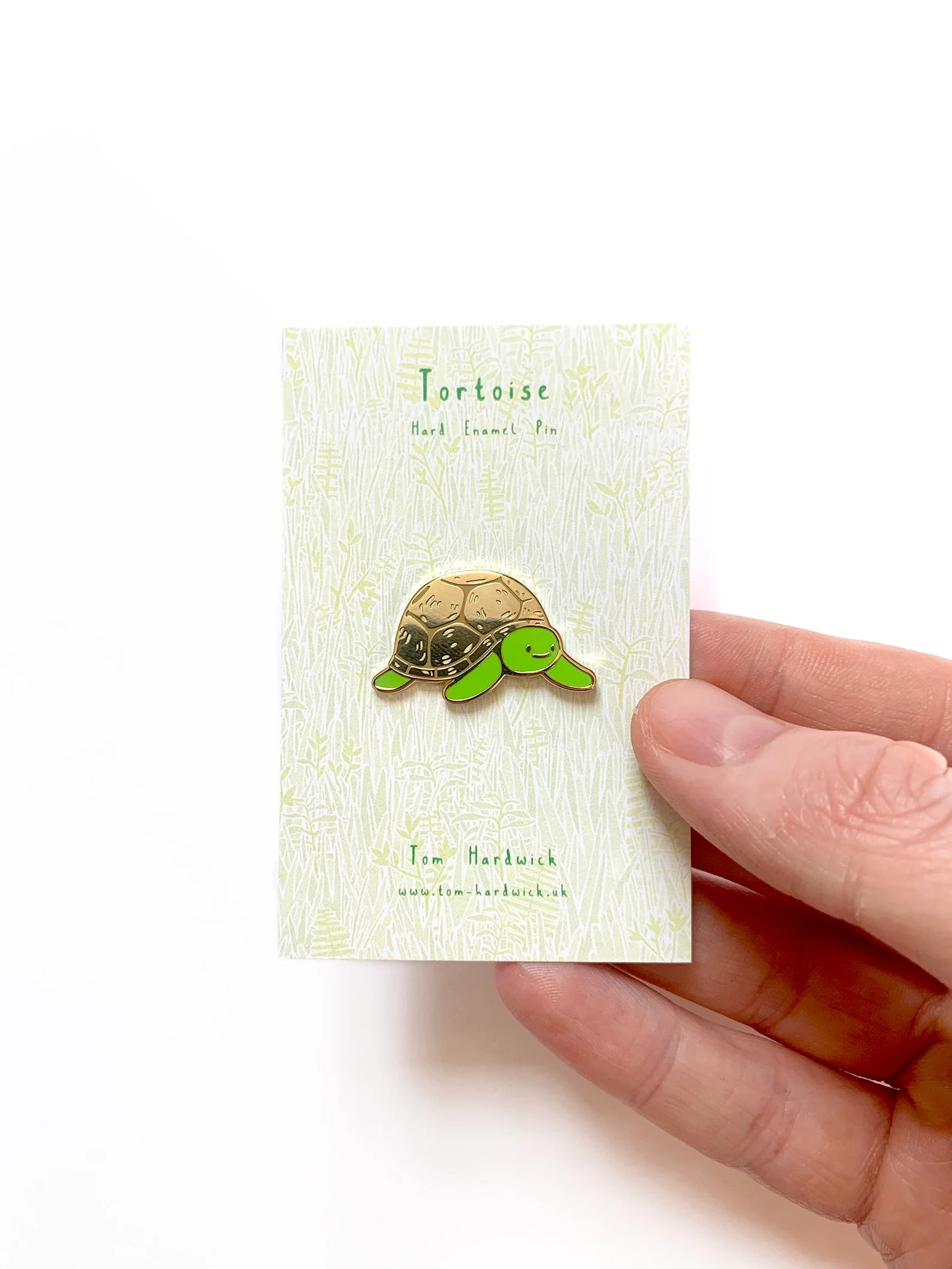 Tortoise Enamel Pin by Tom Hardwick