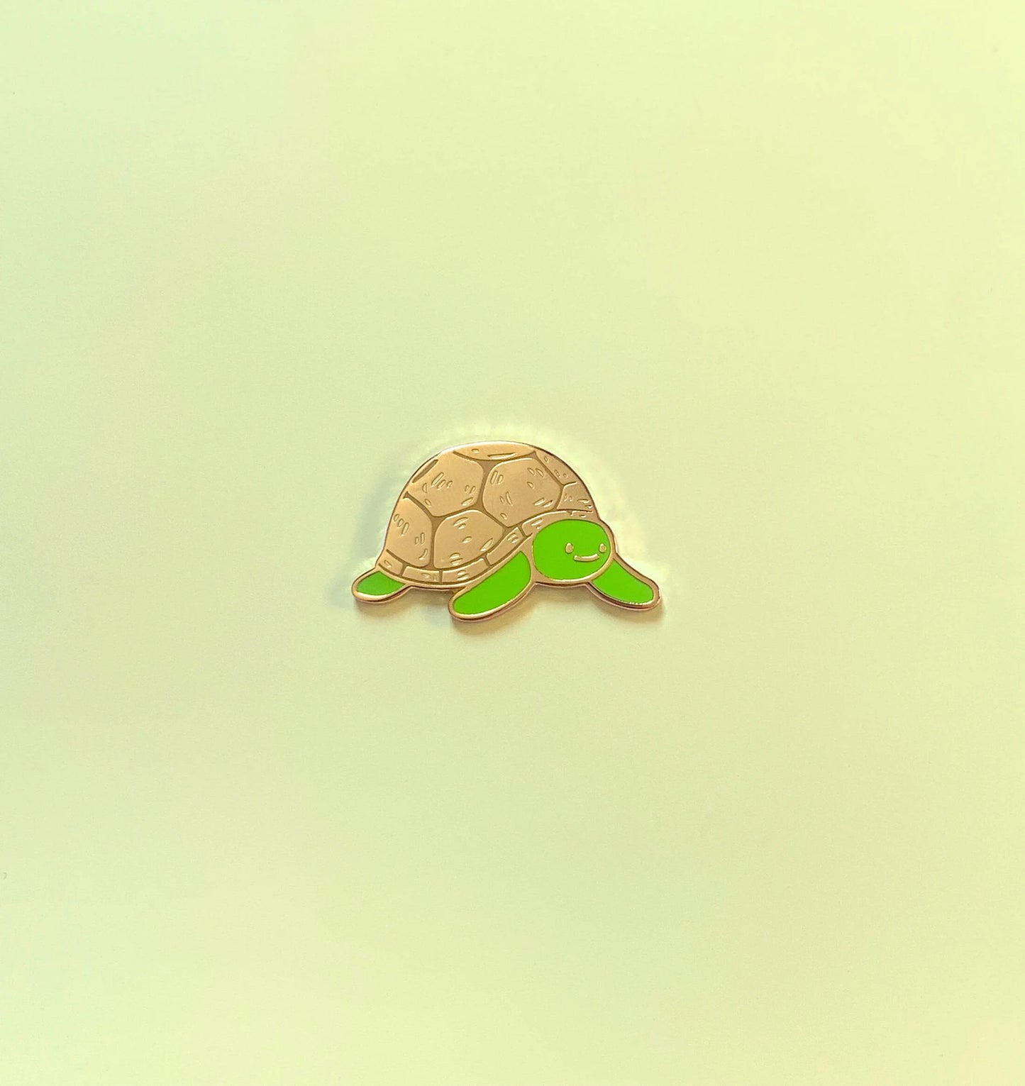 Tortoise Enamel Pin by Tom Hardwick