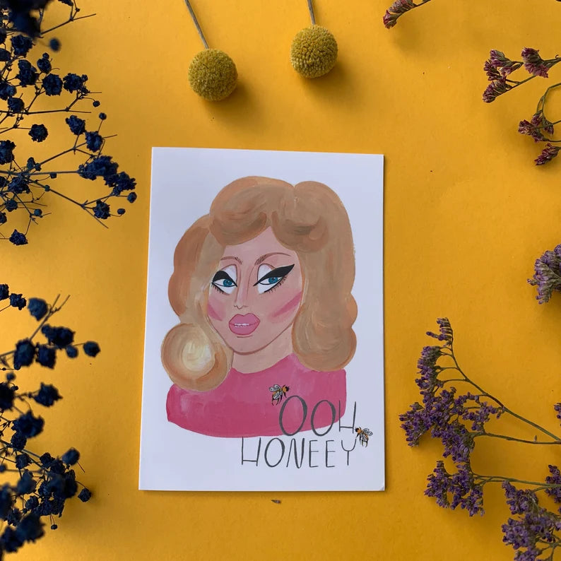 Ooh Honeey Trixie Mattel Greeting Card