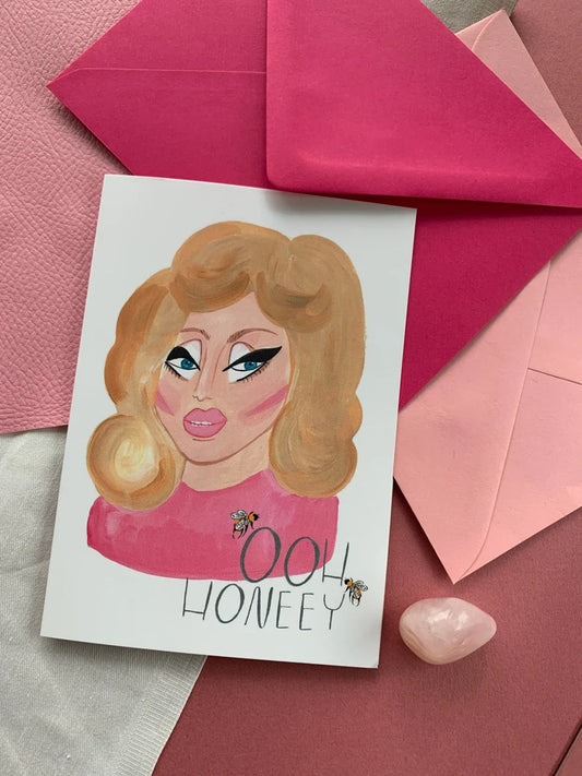 Ooh Honeey Trixie Mattel Greeting Card