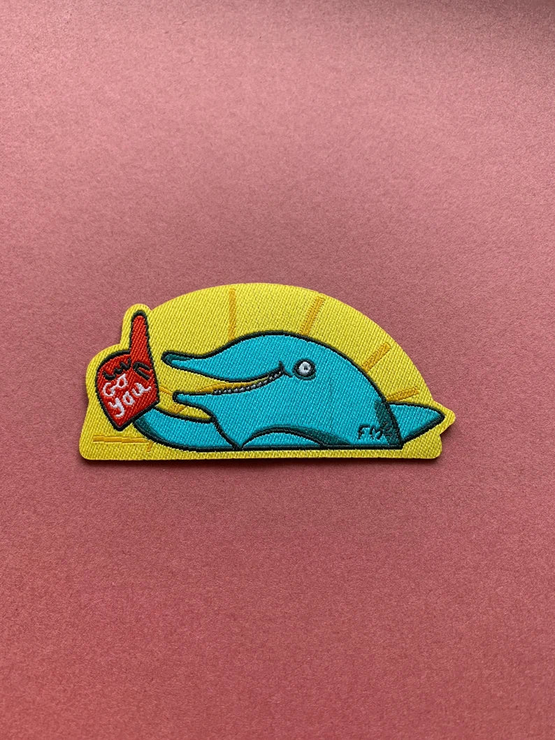 Endorphin Dolphin Woven Patch by Fernandes Makes