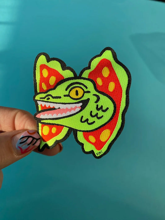 Dilophosaurus Woven Patch by Fernandes Makes