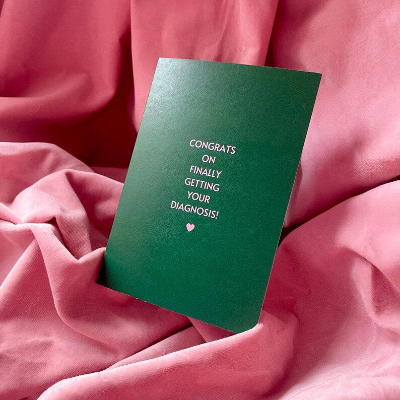 Diagnosis Card by PinkVine