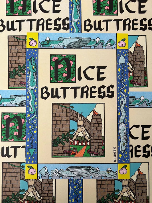 Nice Buttress Art Print by 2Bmcr