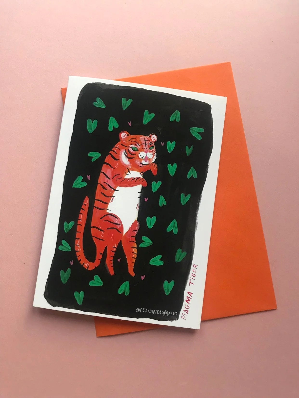 Tiger Greeting Card