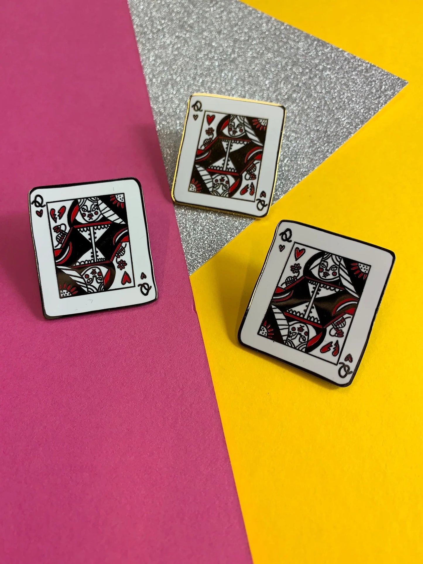 Queen Of Hearts Enamel Pin