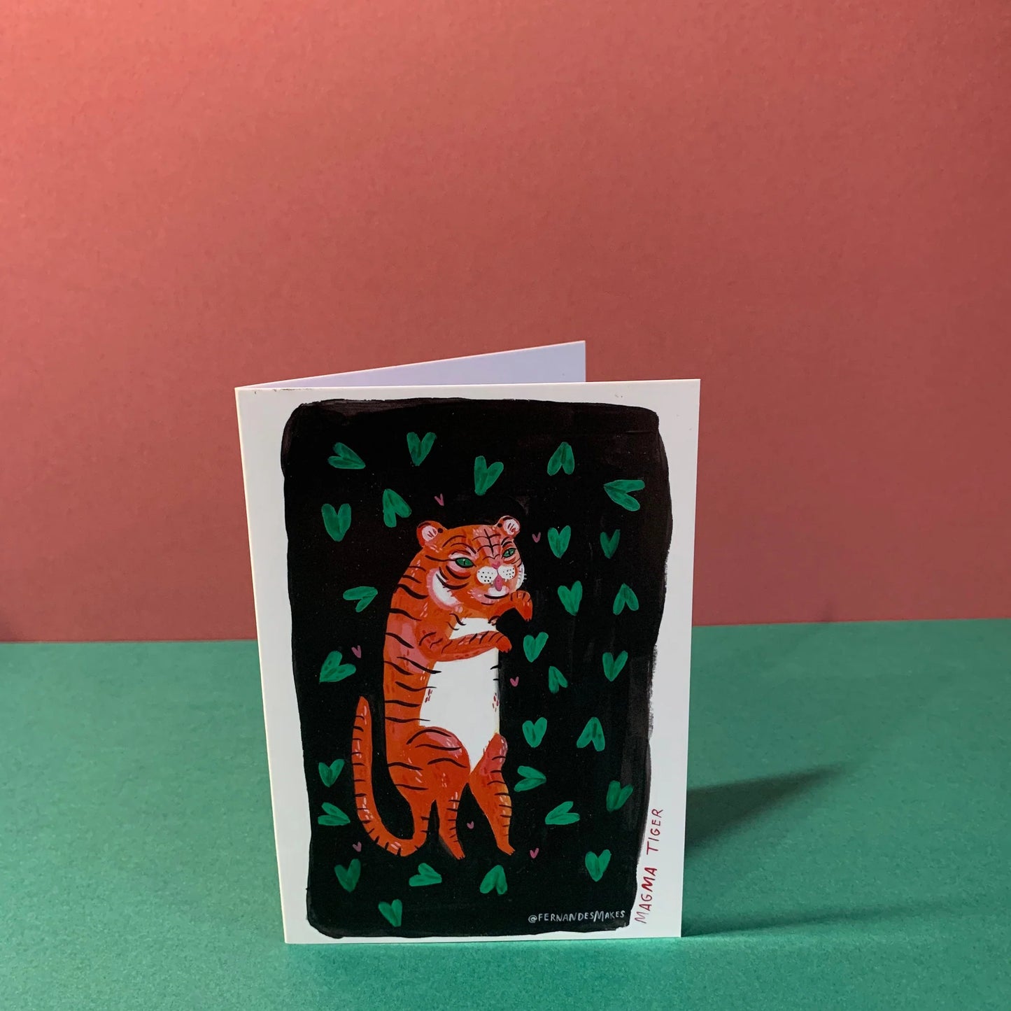 Tiger Greeting Card