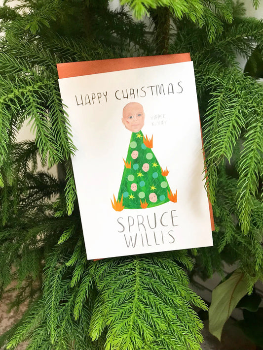 Spruce Willis Festive Greeting Card
