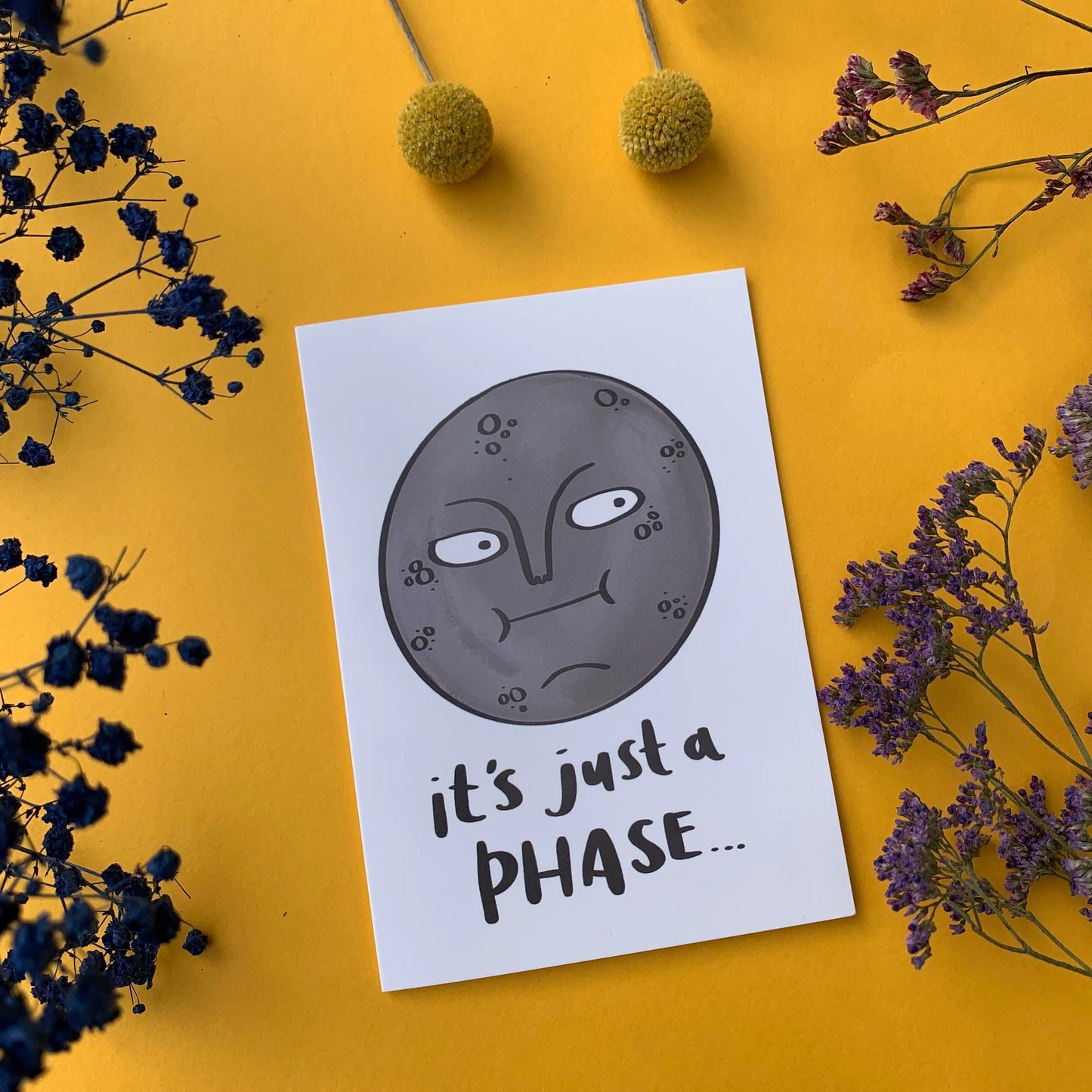 It's Just A Phase Greeting Card