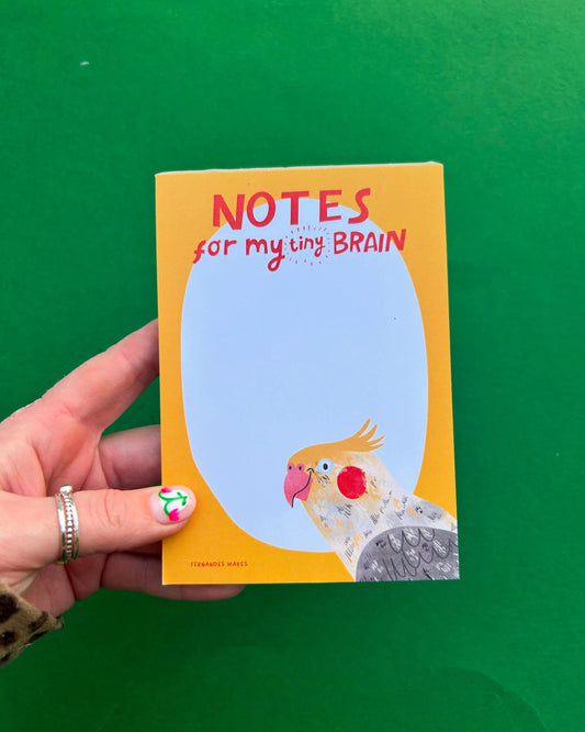 Notes for My Tiny Brain Notepad by Fernandes Makes
