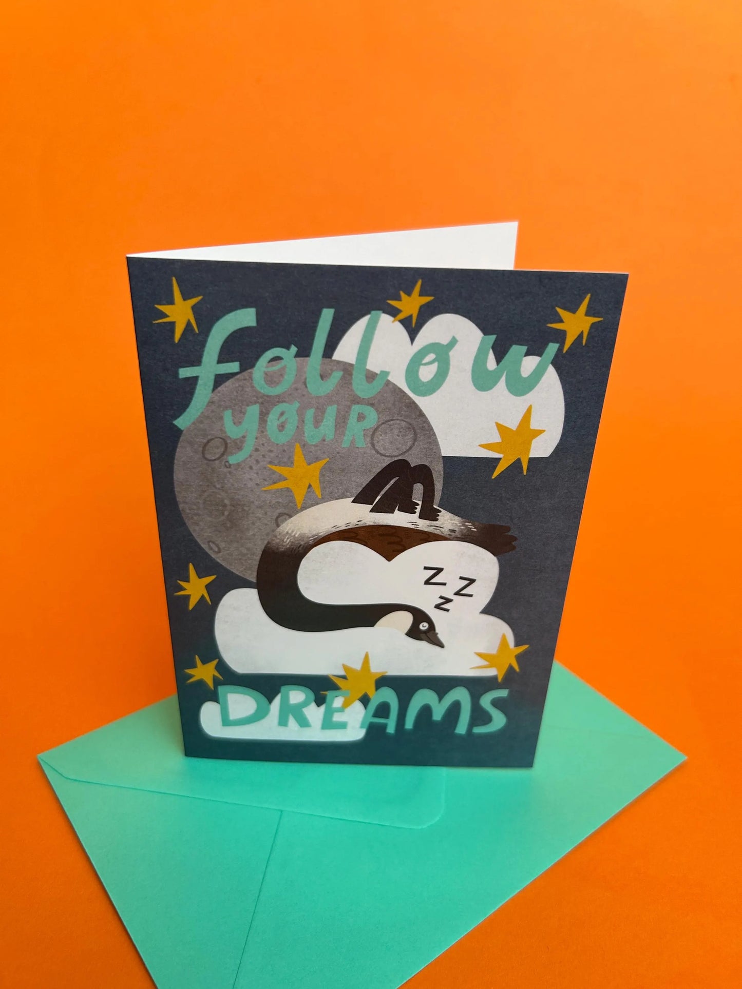 Follow Your Dreams Greeting Card by Fernandes Makes