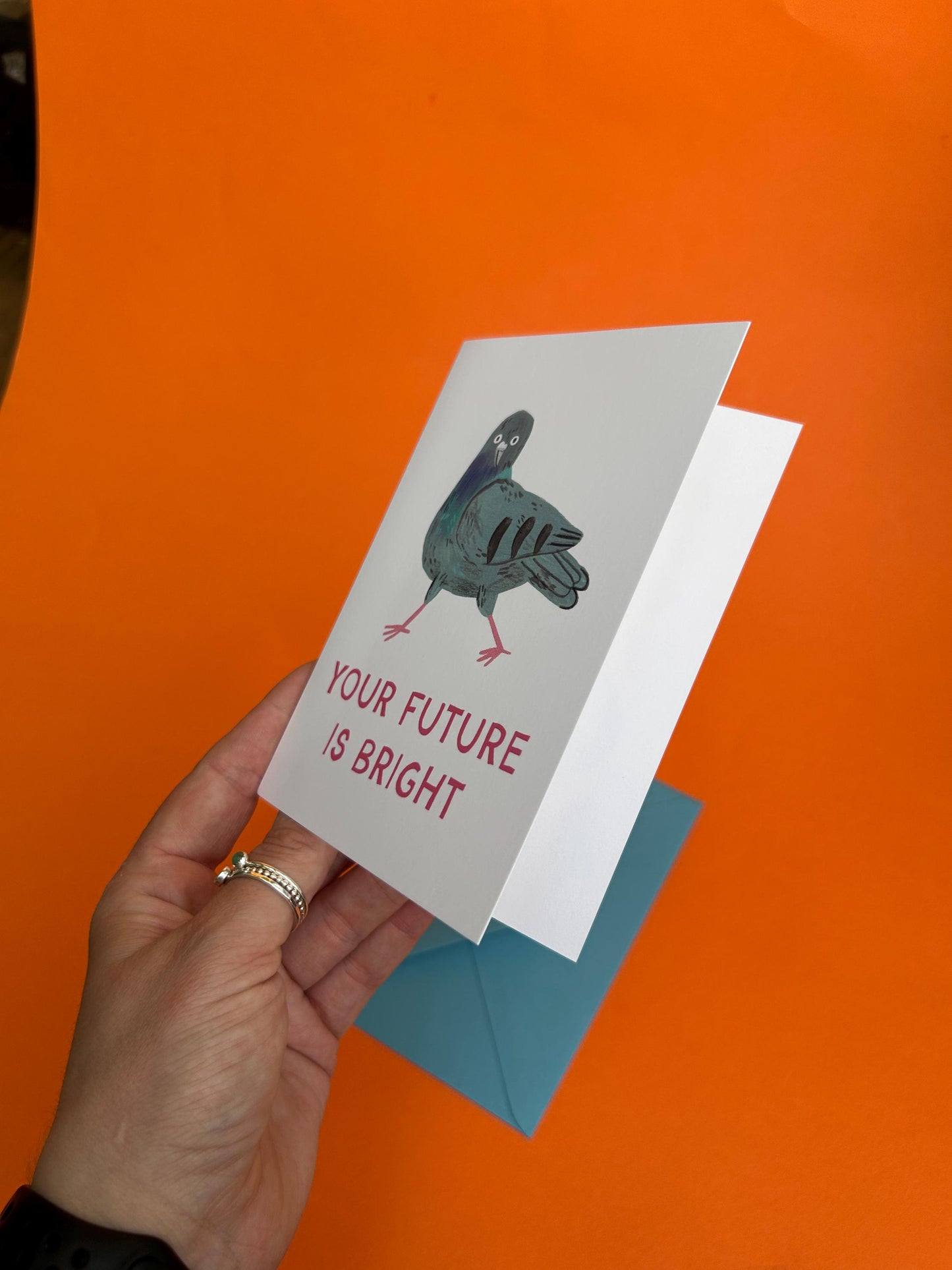Your Future Is Bright Greeting Card by Fernandes Makes
