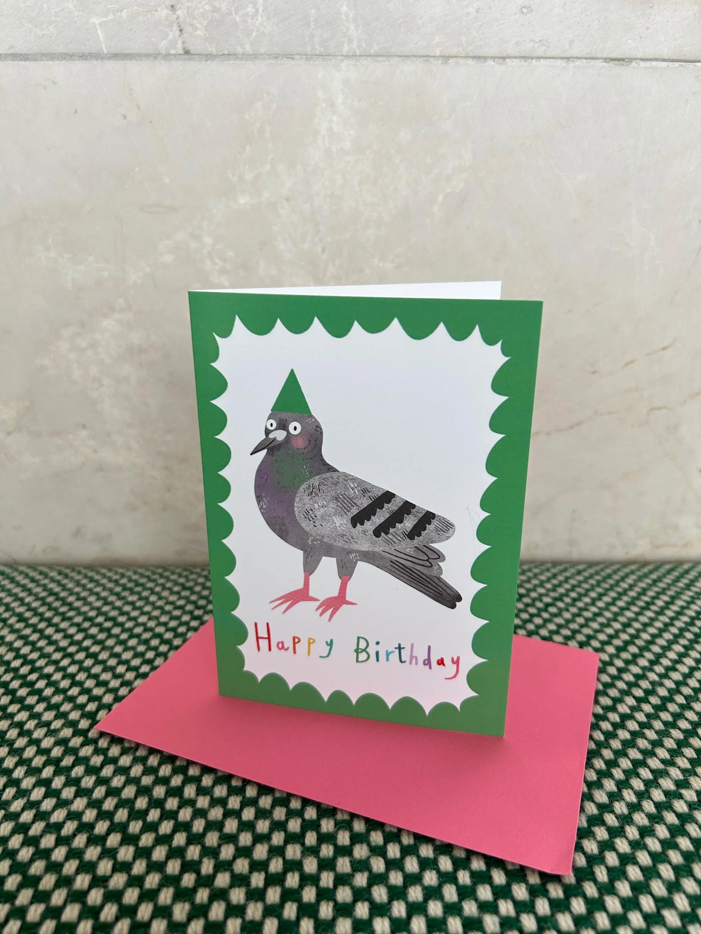 Pigeon Happy Birthday Greetings Card