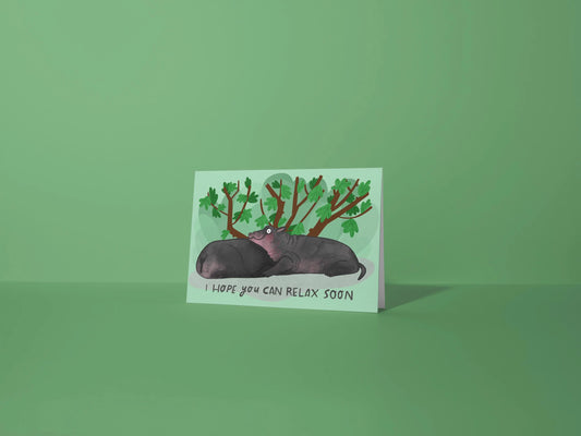 I Hope You Can Relax Soon Greeting Card