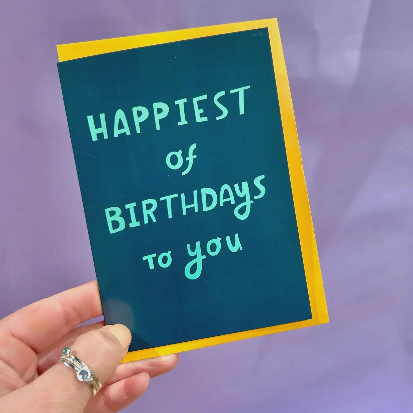 Happiest Of Birthdays To You Greeting Card