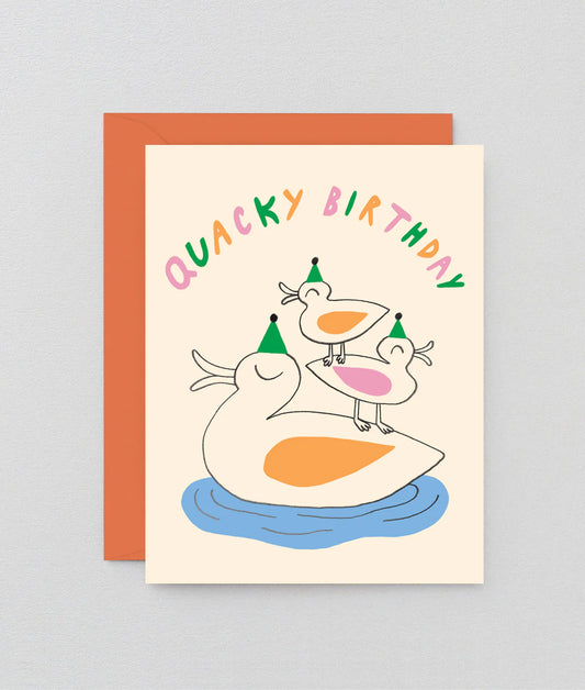 Quacky Birthday Greeting Card