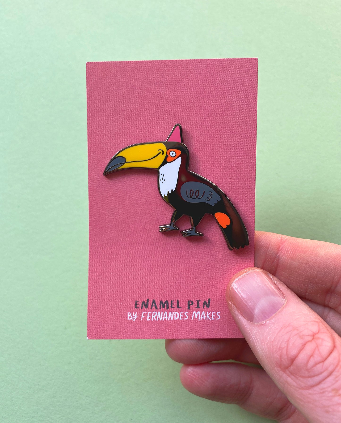 Toucan (P) Enamel Pin by Fernandes Makes