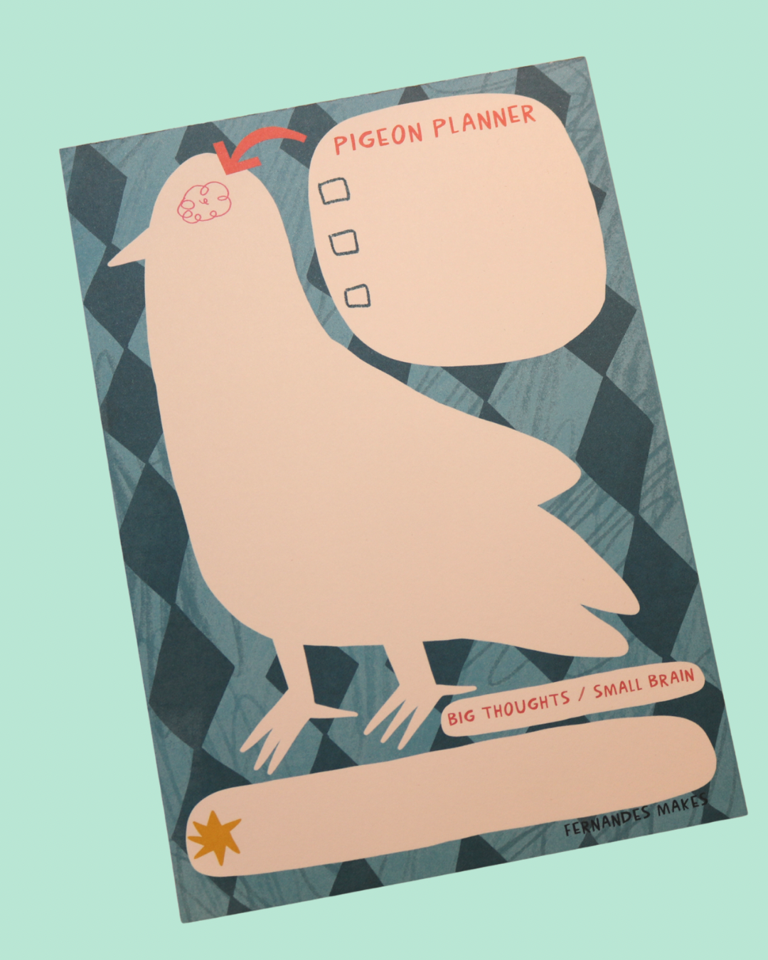 Pigeon Planner A5 Notepad