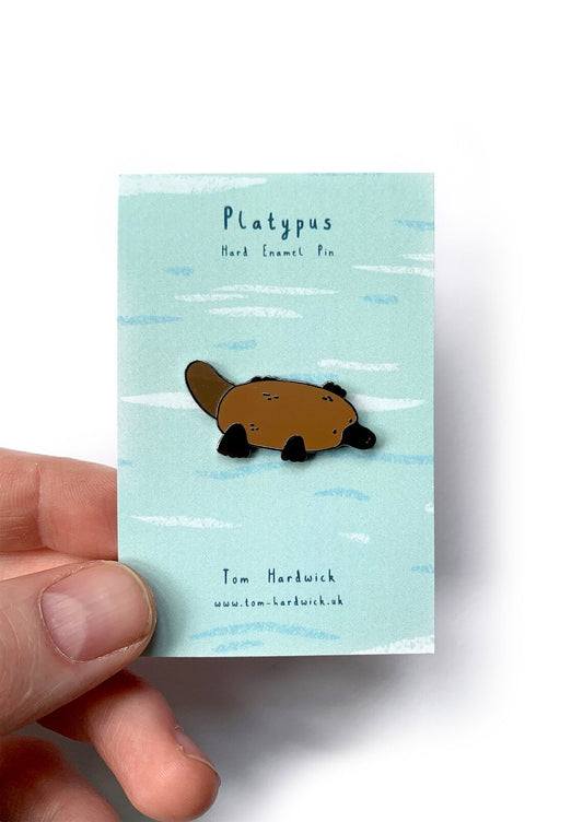 Platypus Enamel Pin by Tom Hardwick