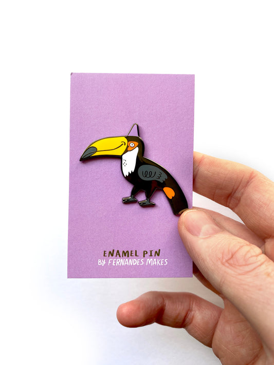 Toucan (L) Enamel Pin by Fernandes Makes