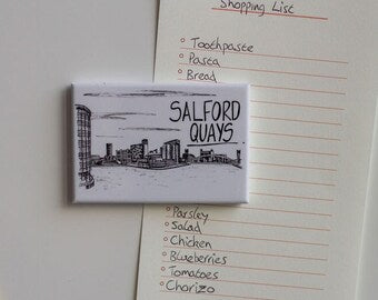 Salford Quays Magnet by Christopher Walster