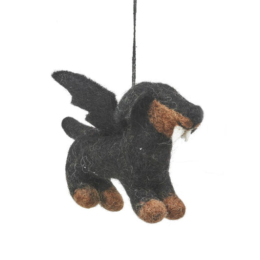 Spooky Dog Decoration by Felt So Good