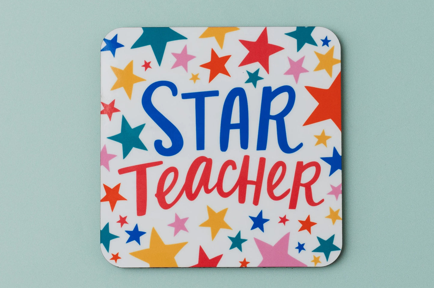 Star Teacher Coaster by Dotty Black