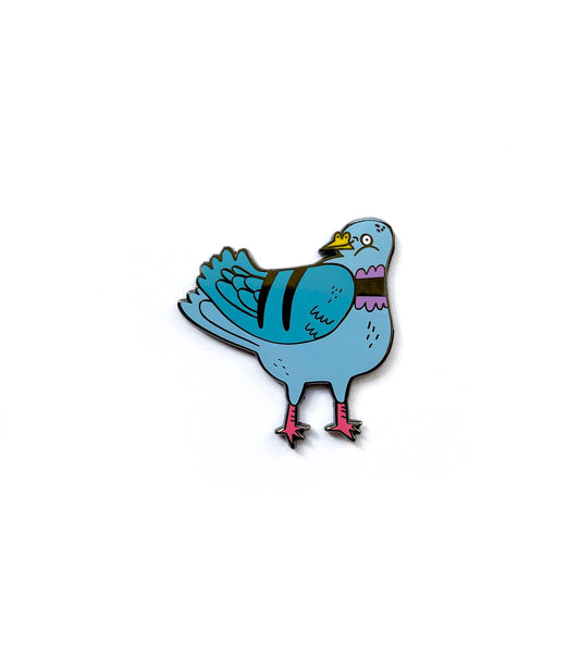 Pigeon Enamel Pin