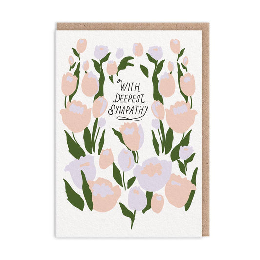 Floral With Deepest Sympathy Card