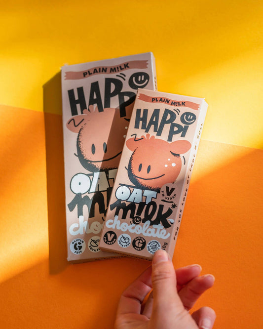 Plain Milk Bar, Happi Oat M!lk Chocolate, 40g