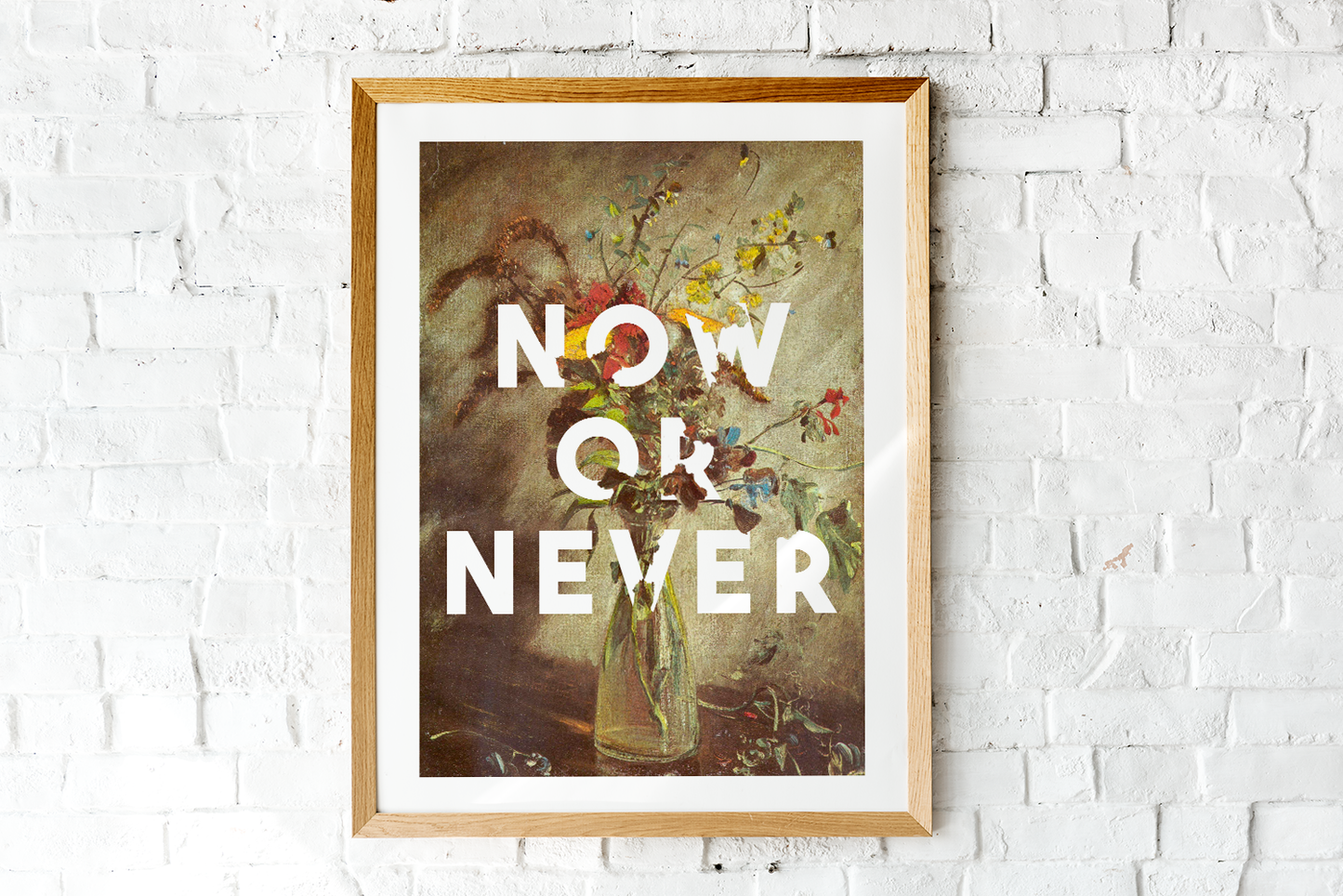 Now Or Never Art Print