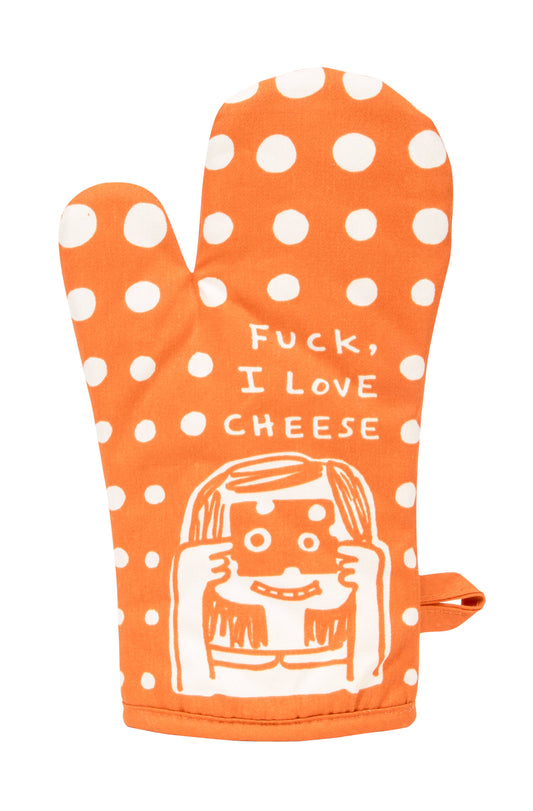 Fuck, I Love Cheese Oven Mitt