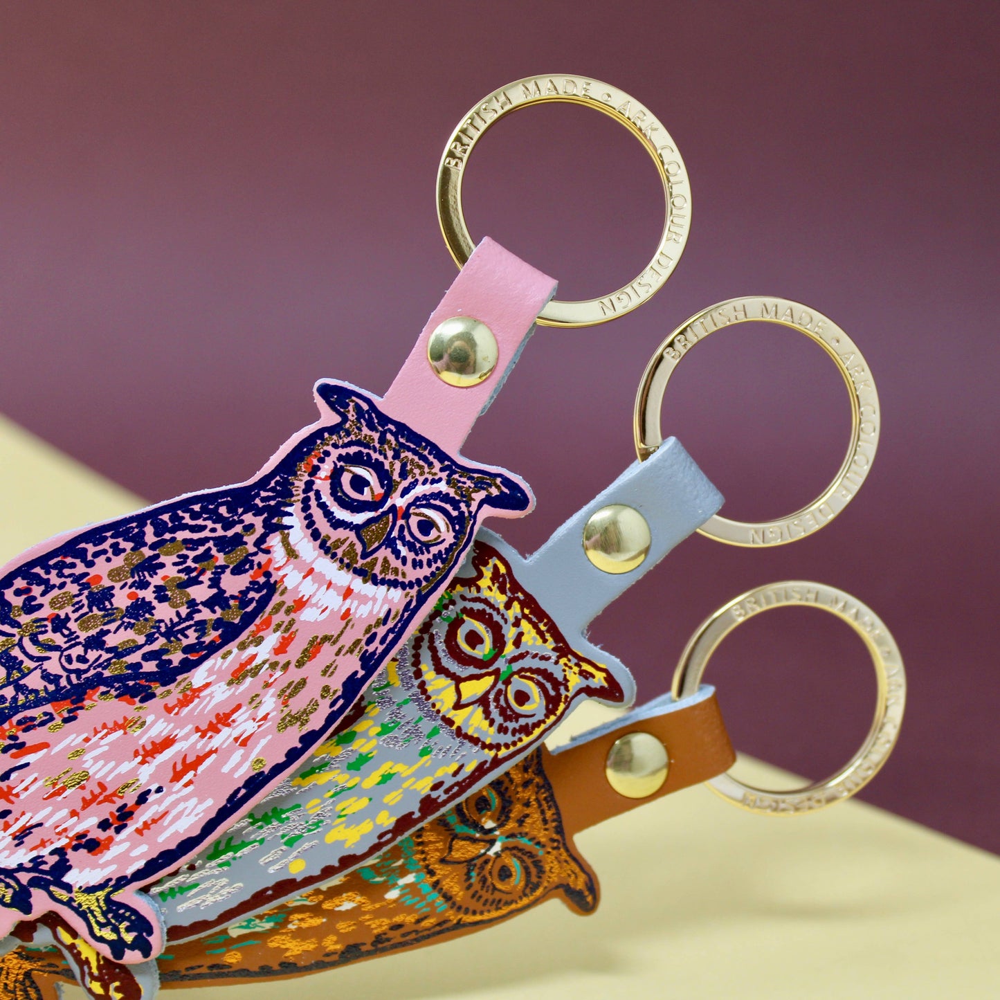 Nocturnal Owl Key Fob