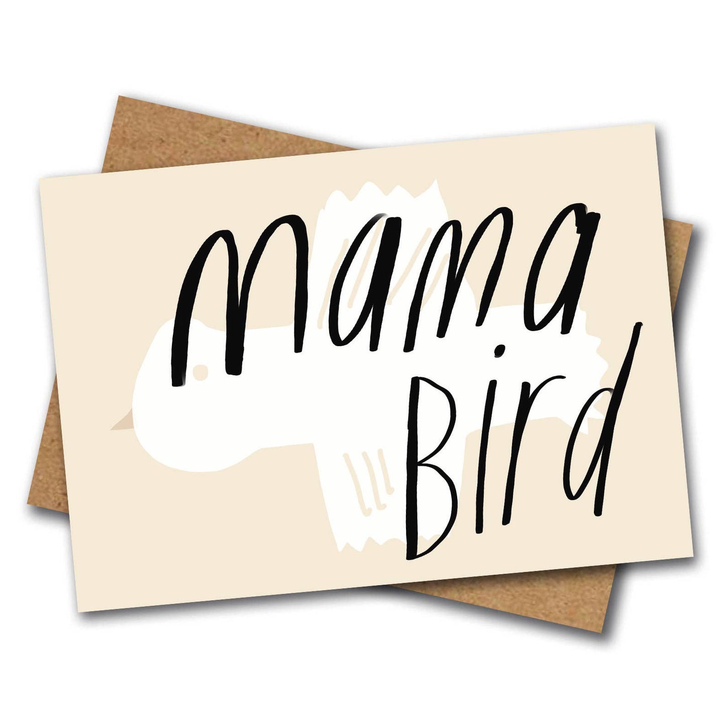 Mama Bird eco friendly greeting card by Nicola Rowlands