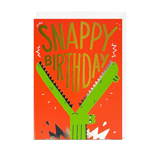 SNAPPY BIRTHDAY FOIL Card