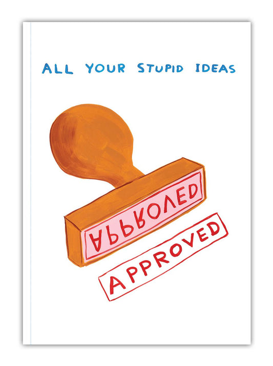 All Your Stupid Ideas A5 Notebook - David Shrigley