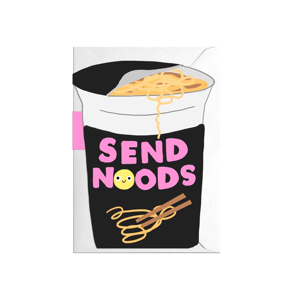 SEND NOODS CUT OUT CARD