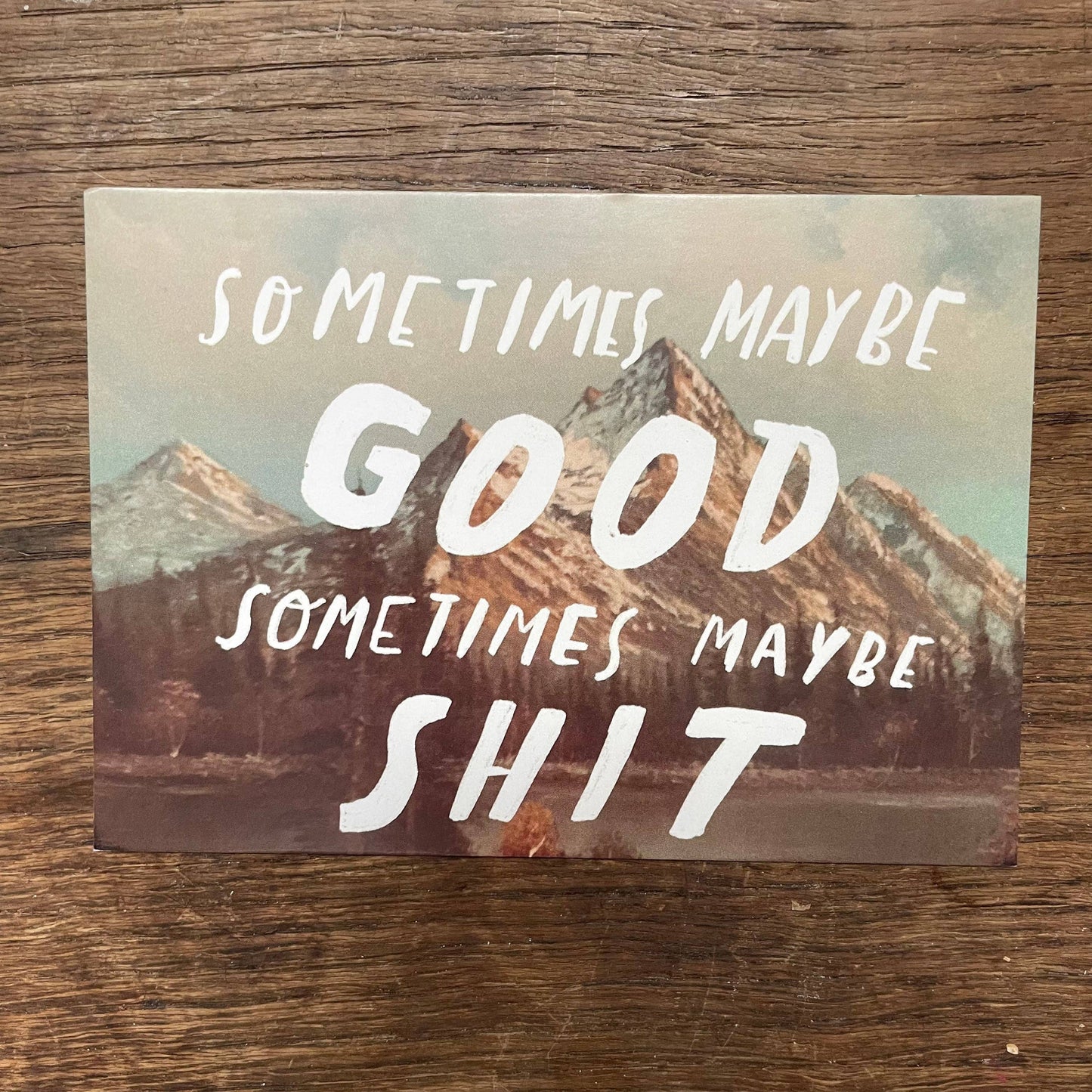 Sometimes Maybe Good Postcard by Dick Vincent DV07