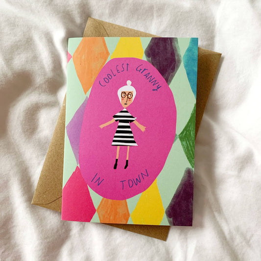 Coolest granny card by Nicola Rowlands