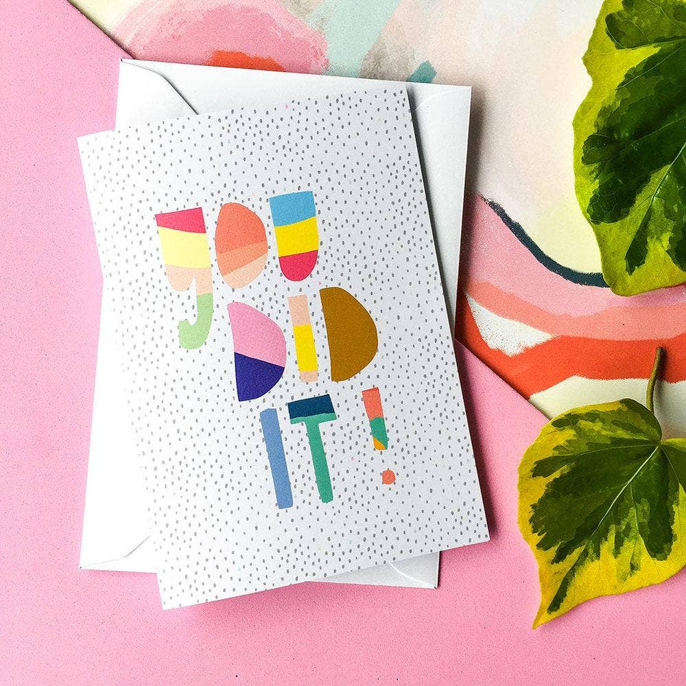 You did it card by Nicola Rowlands