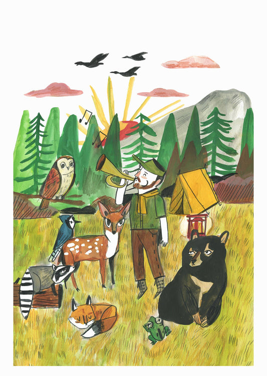 Call of The Wild by Dick Vincent - A4 Print