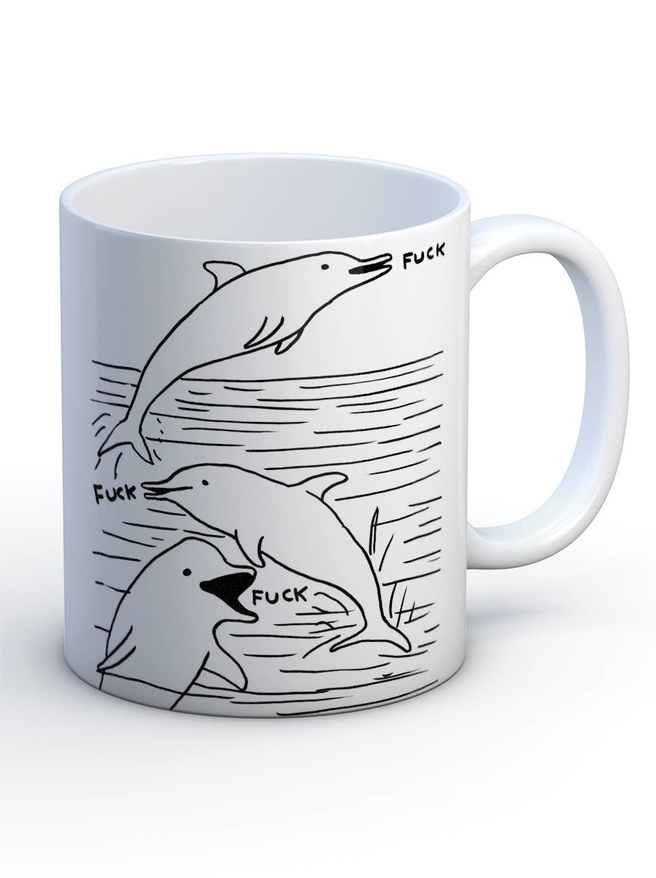 Dolphin Fuck - David Shrigley Mug